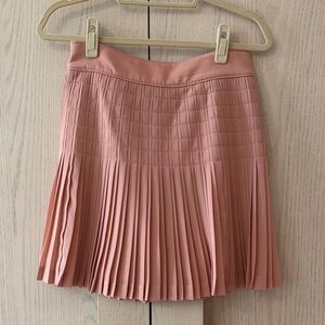 J. Crew Pleated Mini Skirt in Blush Pink